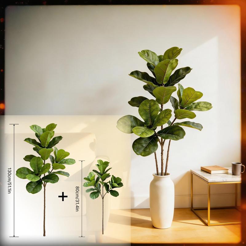 Ficus Lyrata Tree - Large Artificial Fiddle Leaf Fig Tree,