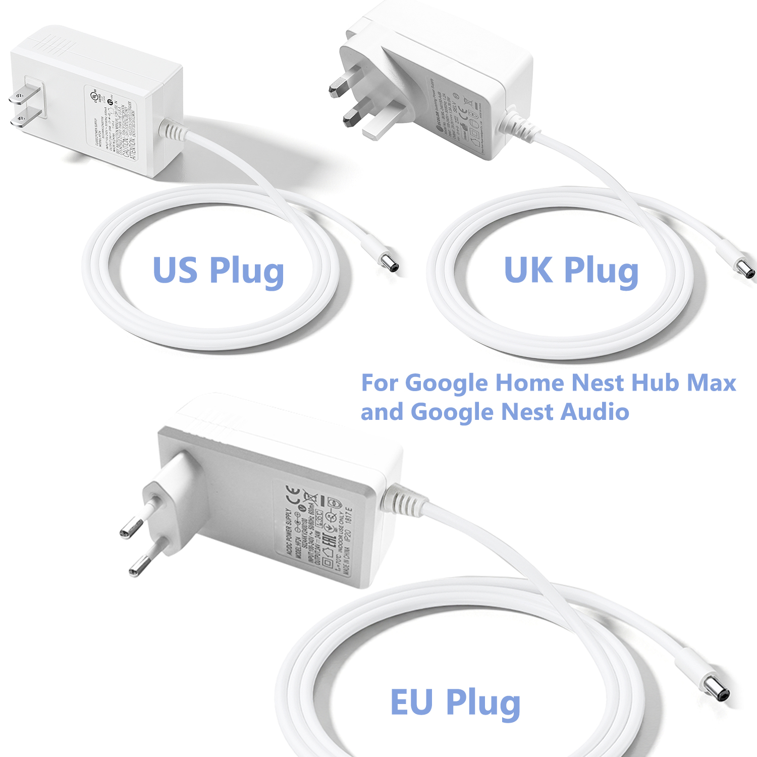 24V Power Supply Adapte for Go - đánh giá và giá Google Speaker Nest Audio