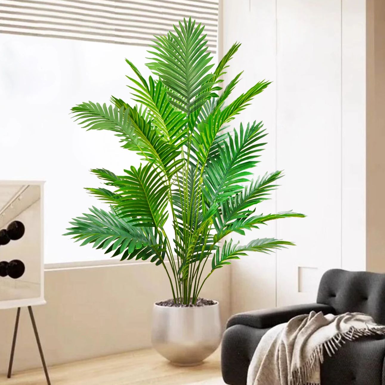 52-125cm/49.2in  Artificial Pa - đánh giá và giá Ficus Lyrata Tree