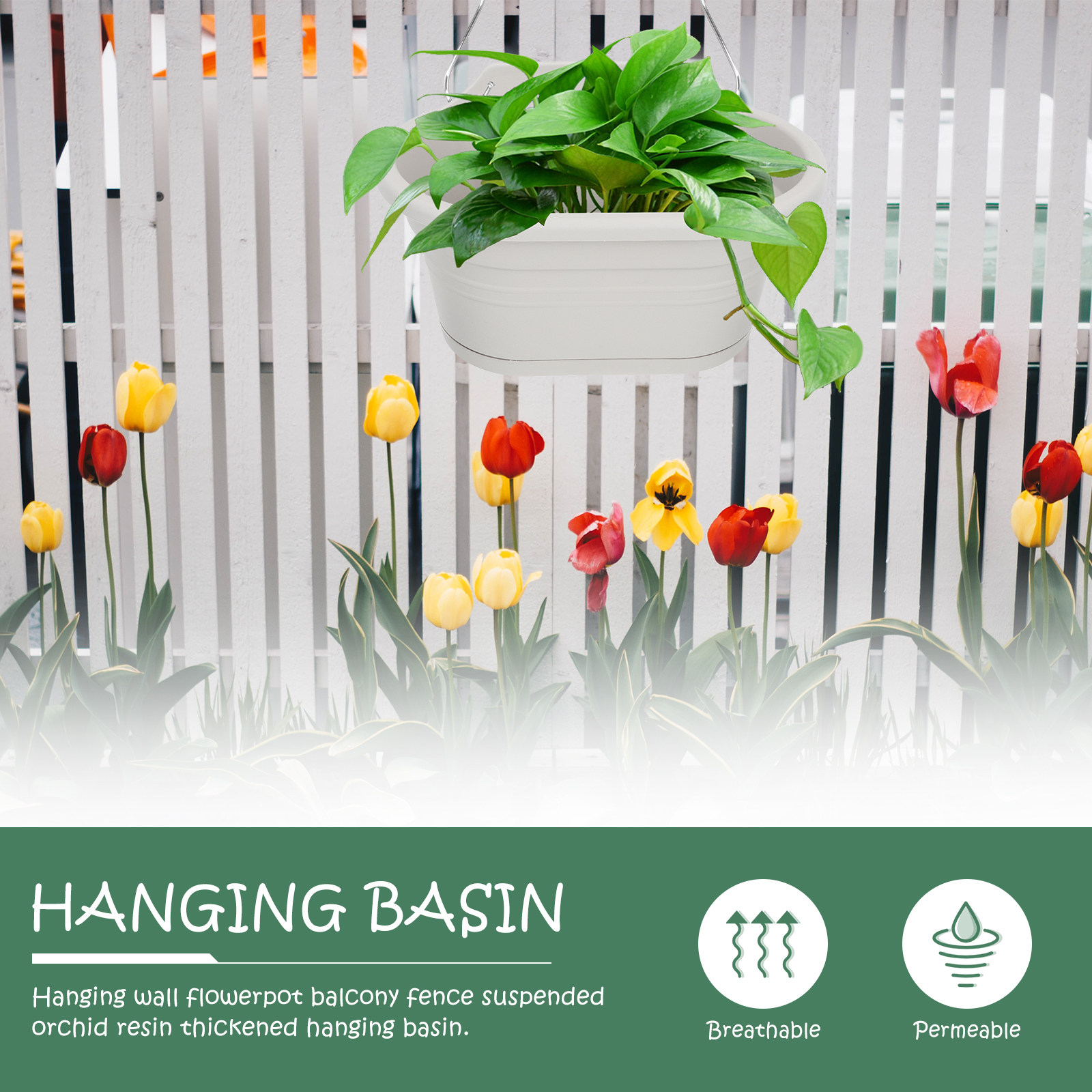 Wall Mounted Hanging Flower Po - đánh giá và giá Spider Plant Hanging